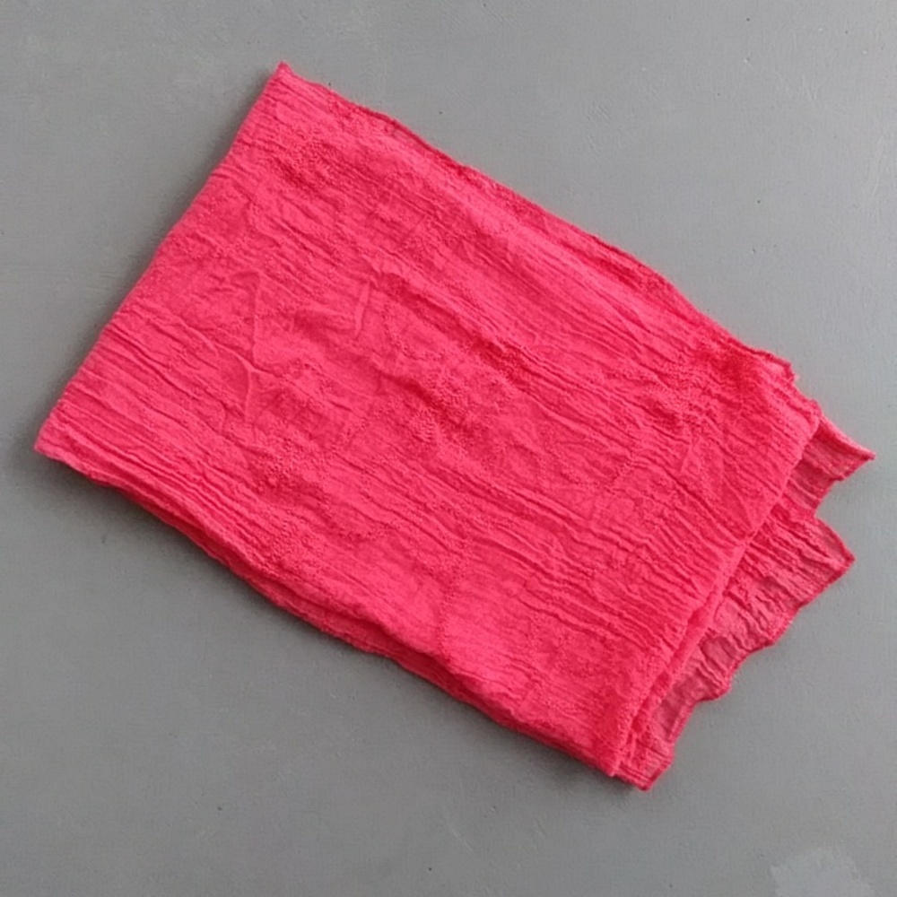 New York & Company Floral Embroidered Scarf